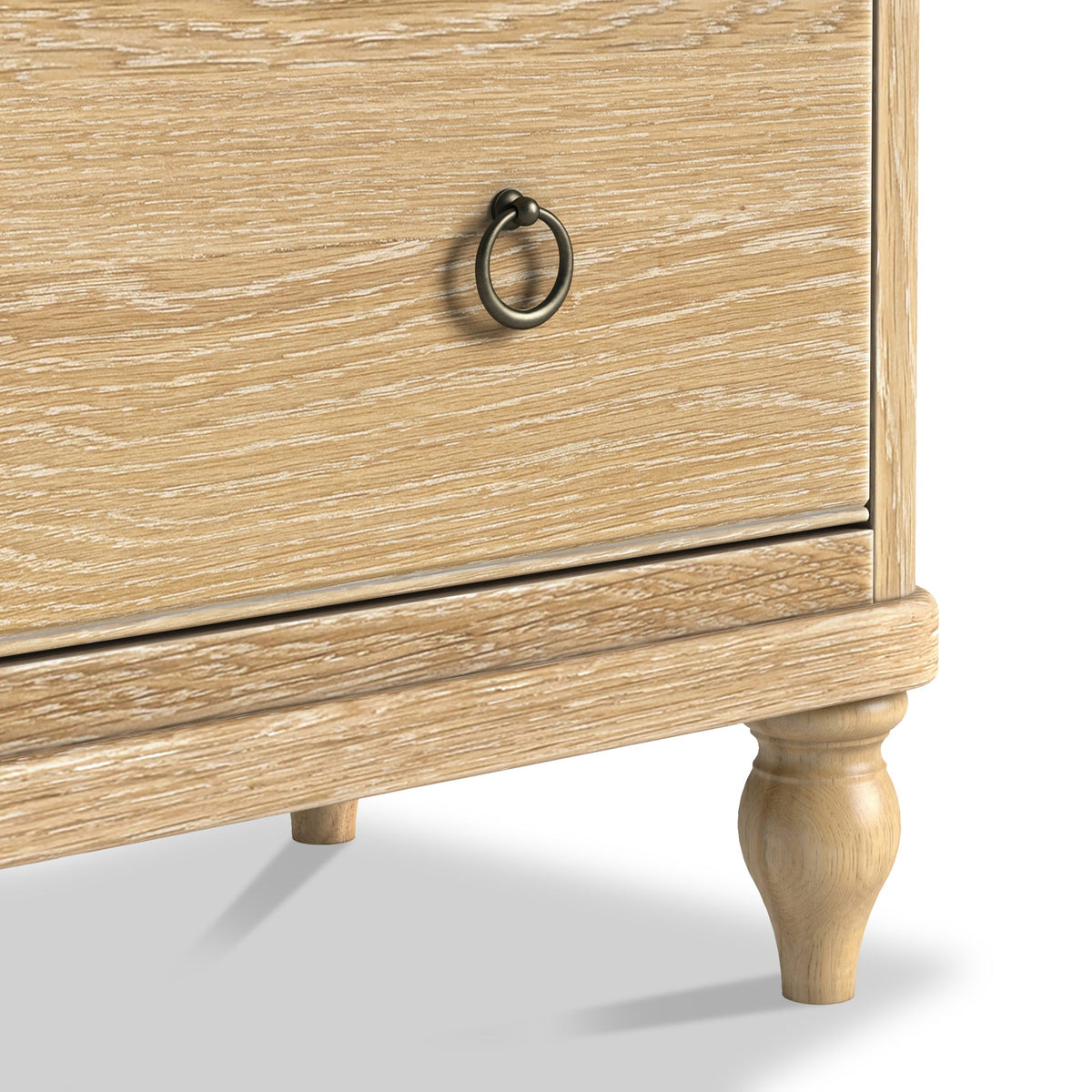 Rutland Oak 2 Over 3 Drawer Chest