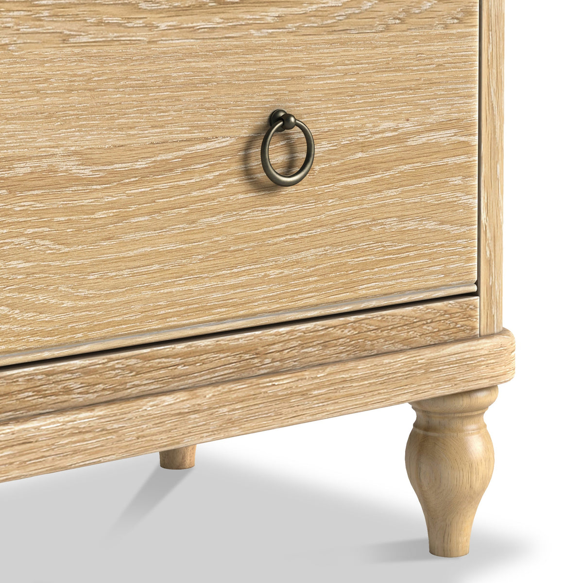 Rutland Oak 3 Over 2 Drawer Chest