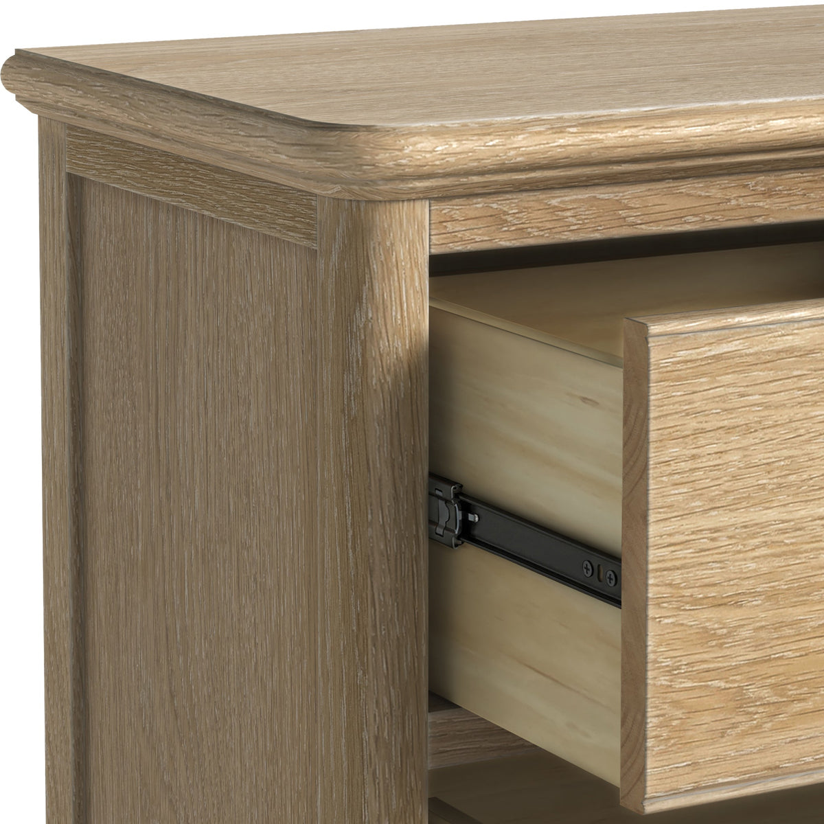 Rutland Oak 3 Over 2 Drawer Chest