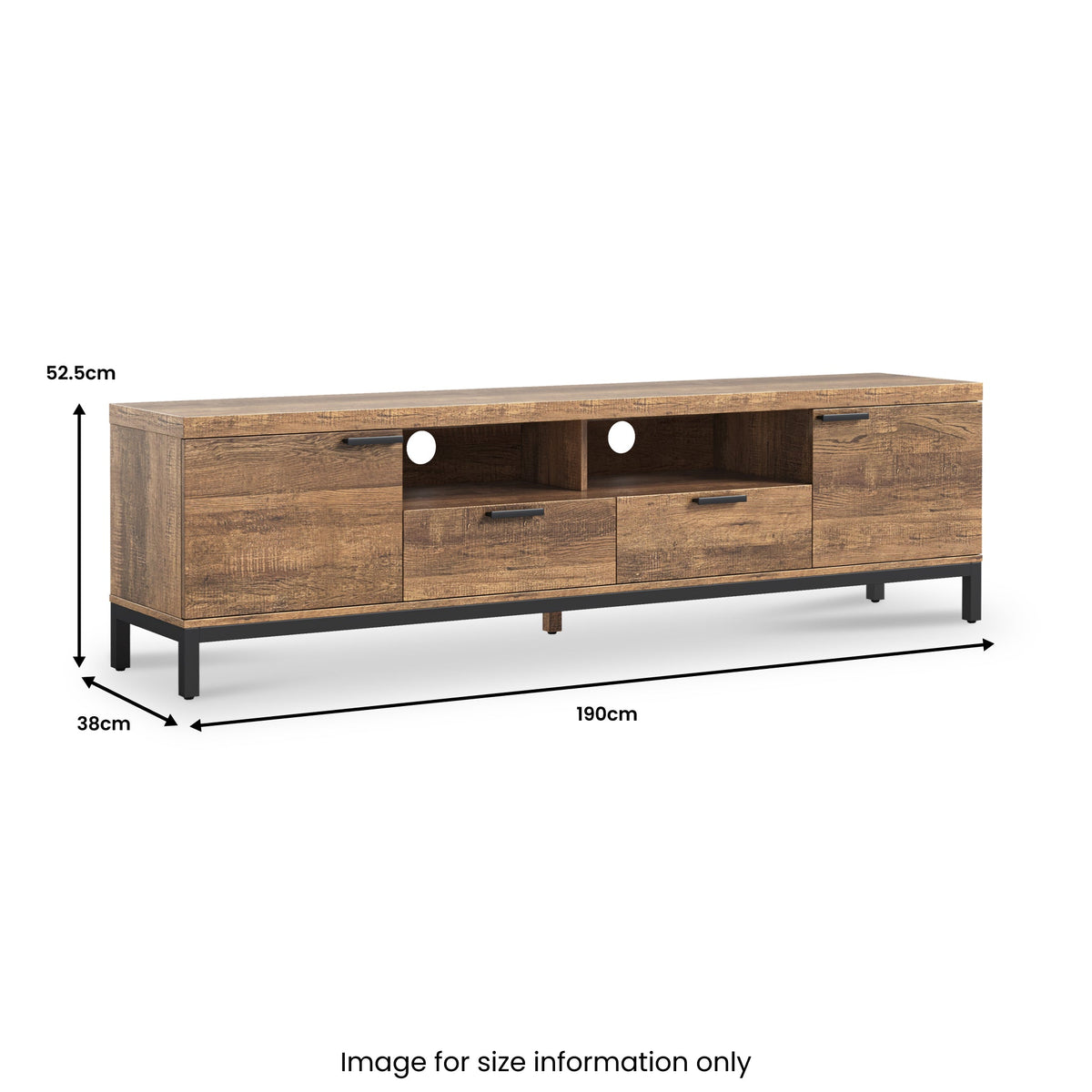 Orston Oak 190cm TV Unit