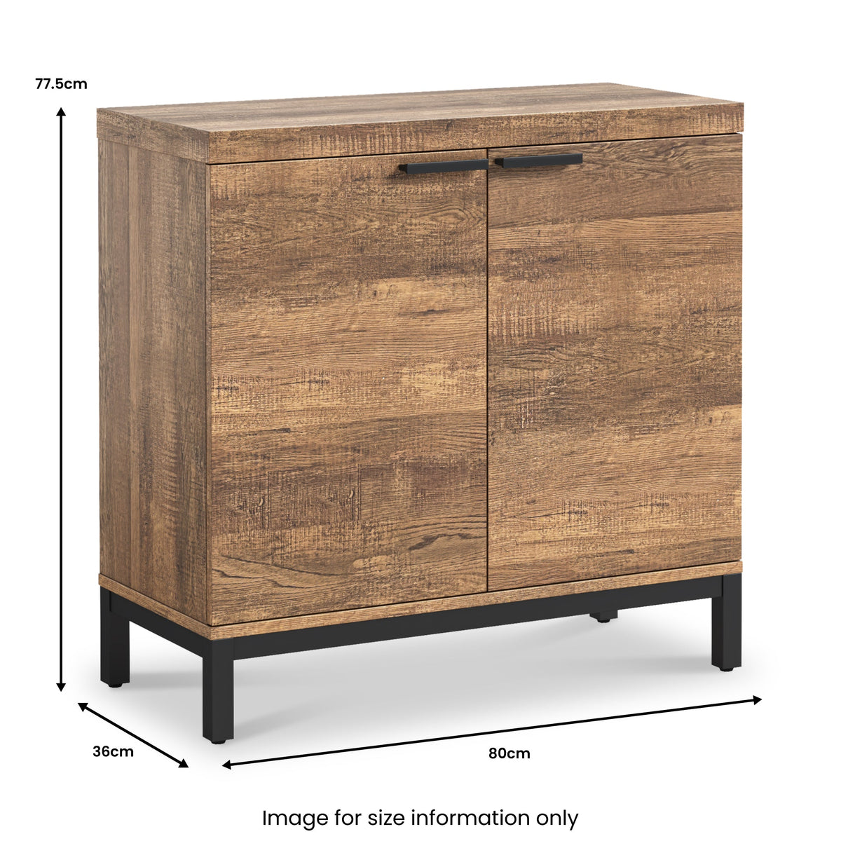 Orston Oak Small 2 Door Sideboard