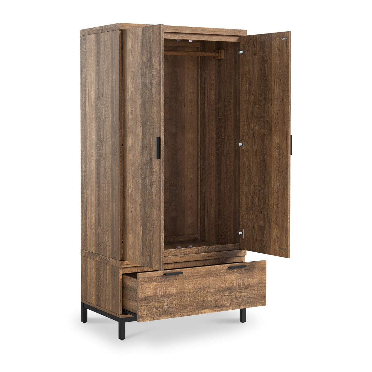 Orston Oak Double Wardrobe & Drawer