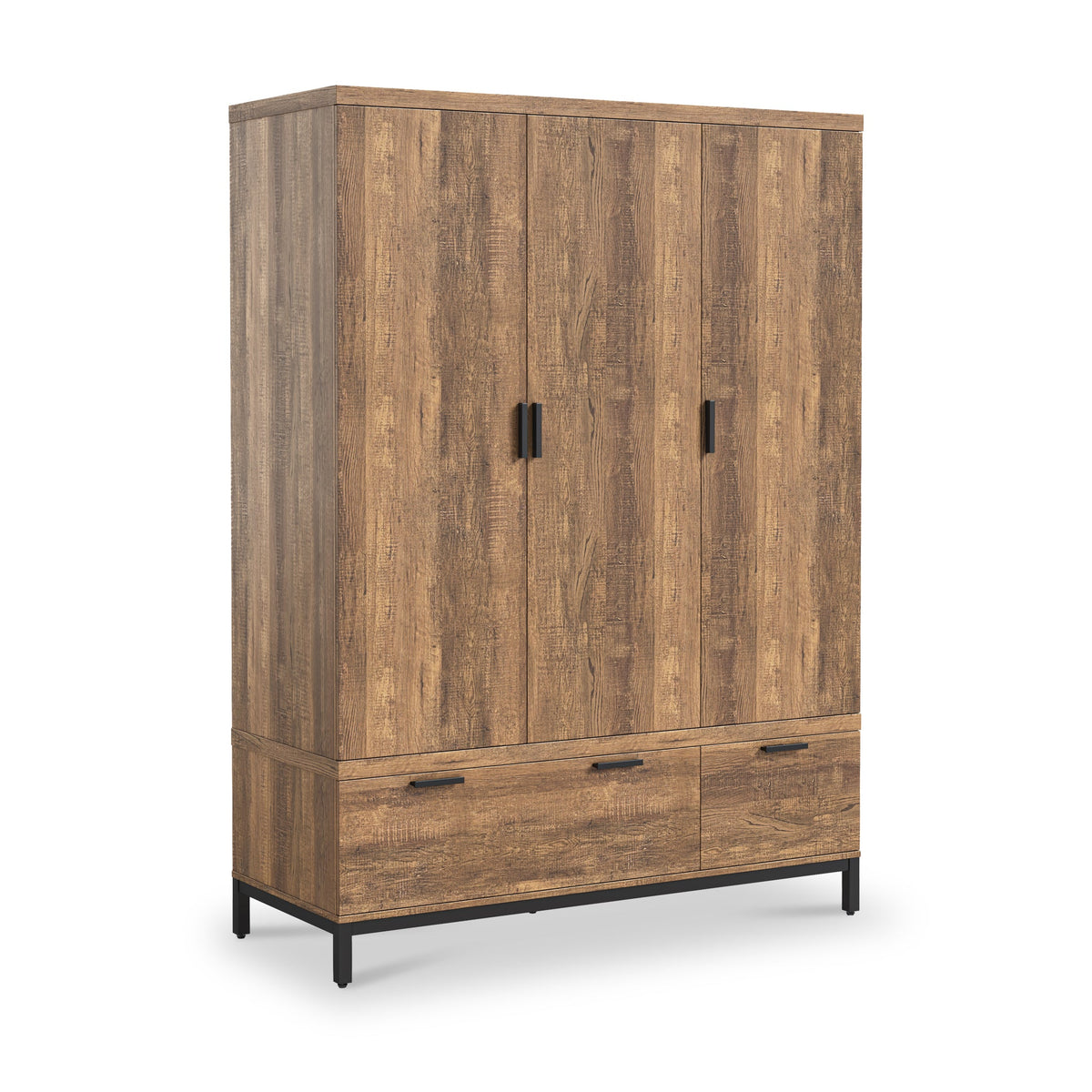 Orston Oak Triple Wardrobe & Drawers