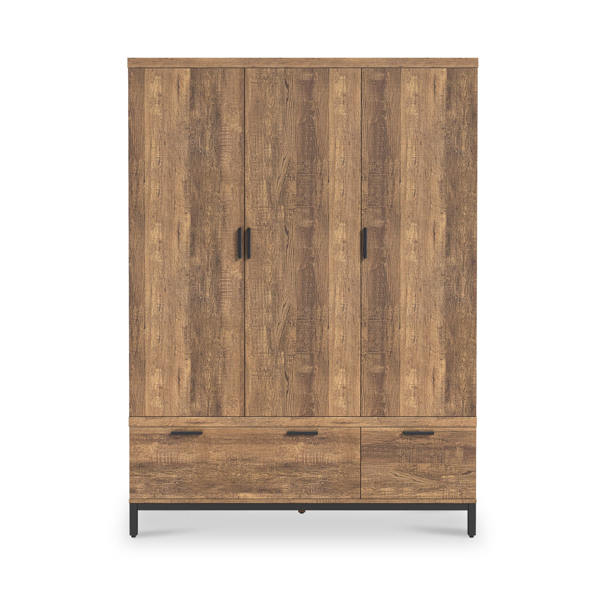Orston Oak Triple Wardrobe & Drawers