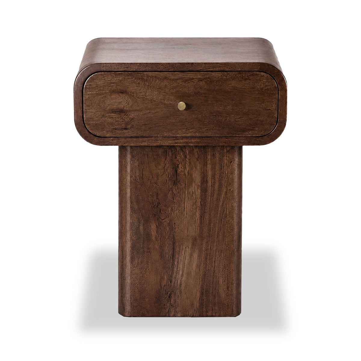 Elowen Dark Stain Mango Bedside Table
