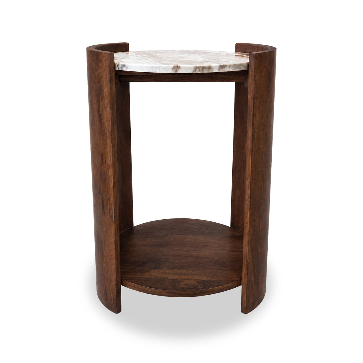 Nola Dark Stain Mango Bedside Table