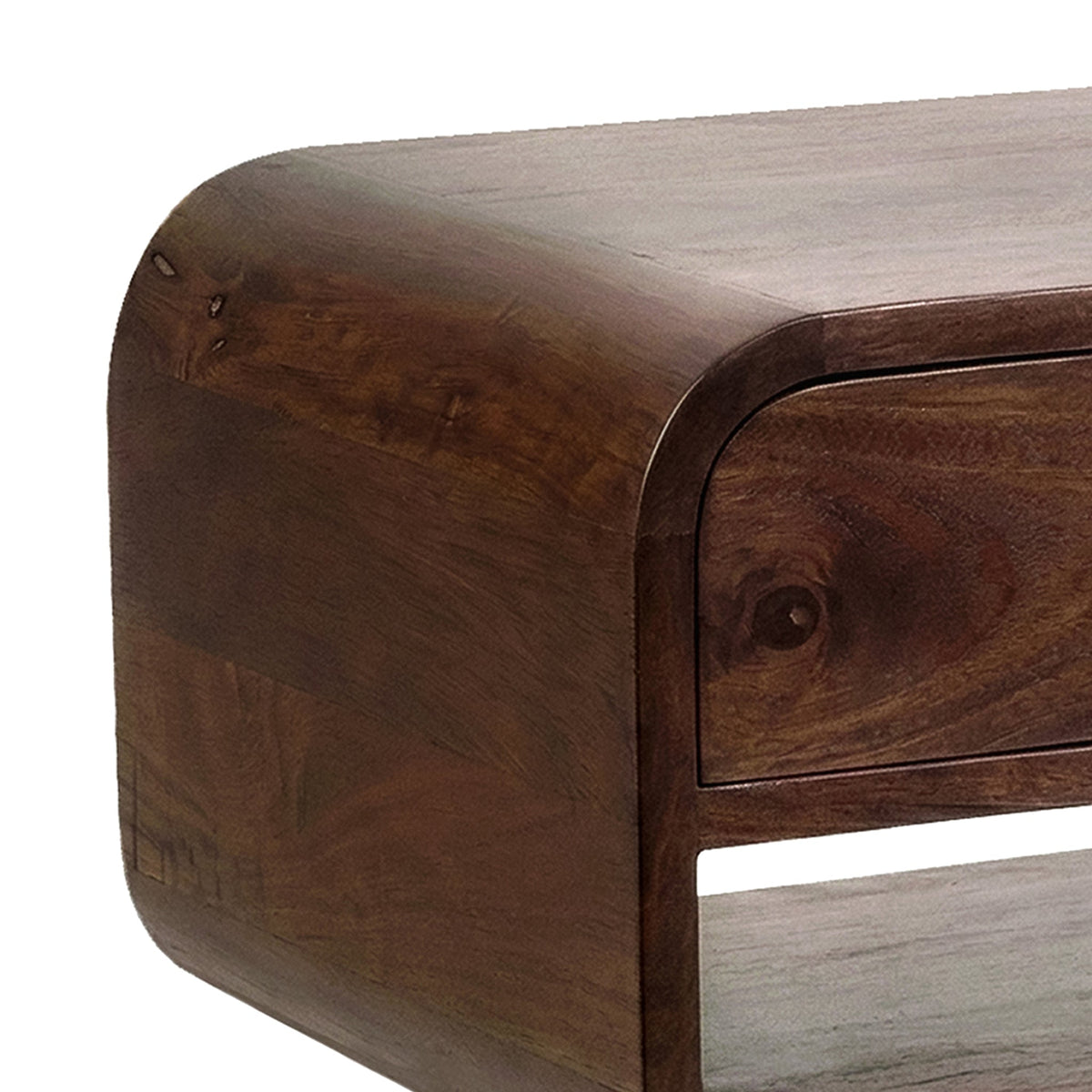 Auden Dark Stain Mango Bedside Table