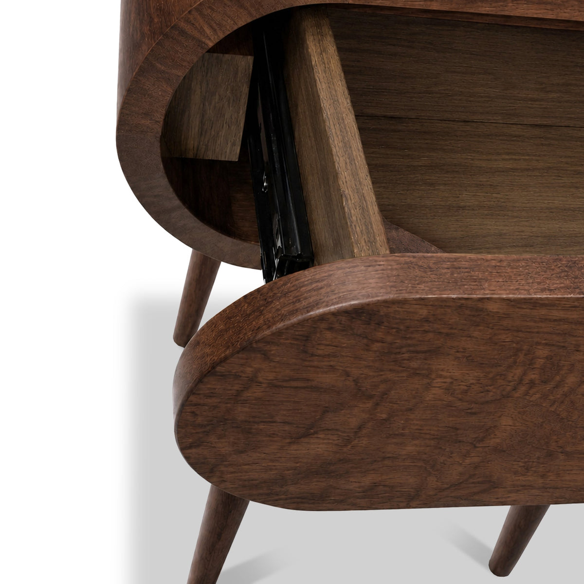 Cleo Dark Stain Mango Bedside Table