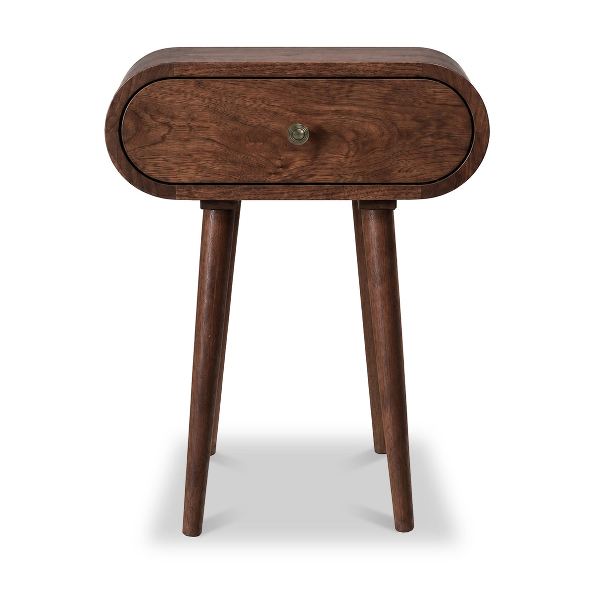 Cleo Dark Stain Mango Bedside Table