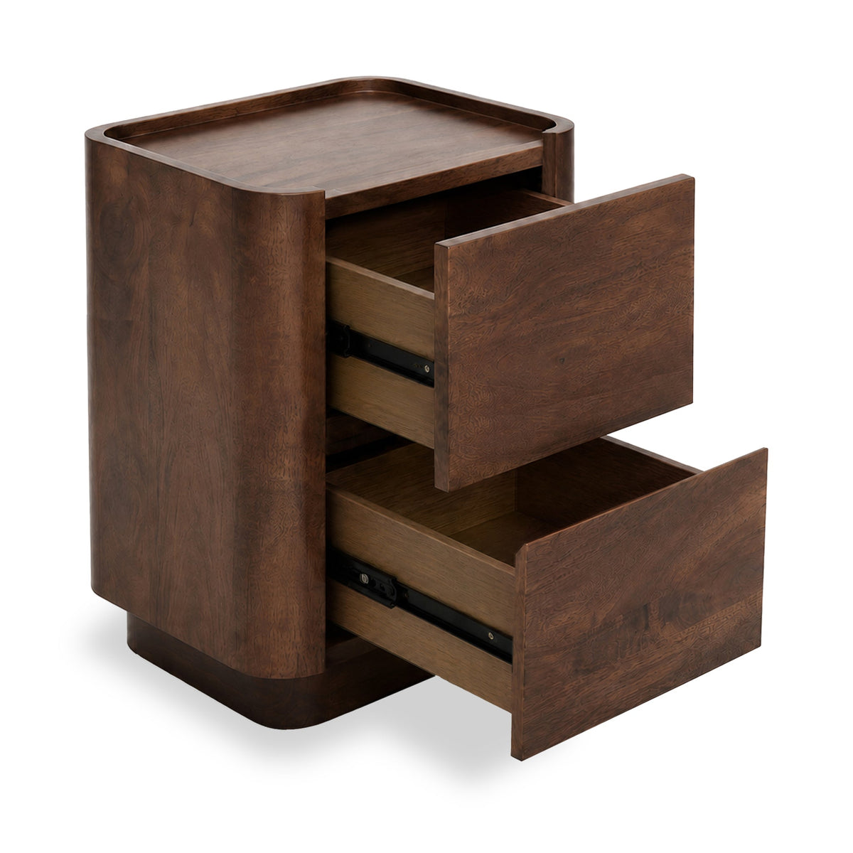 Soren Dark Stain Mango Bedside Table