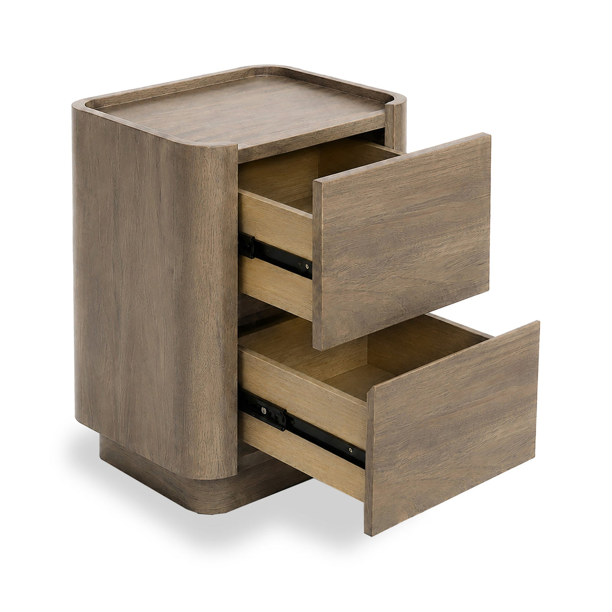Soren Light Stain Mango Bedside Table