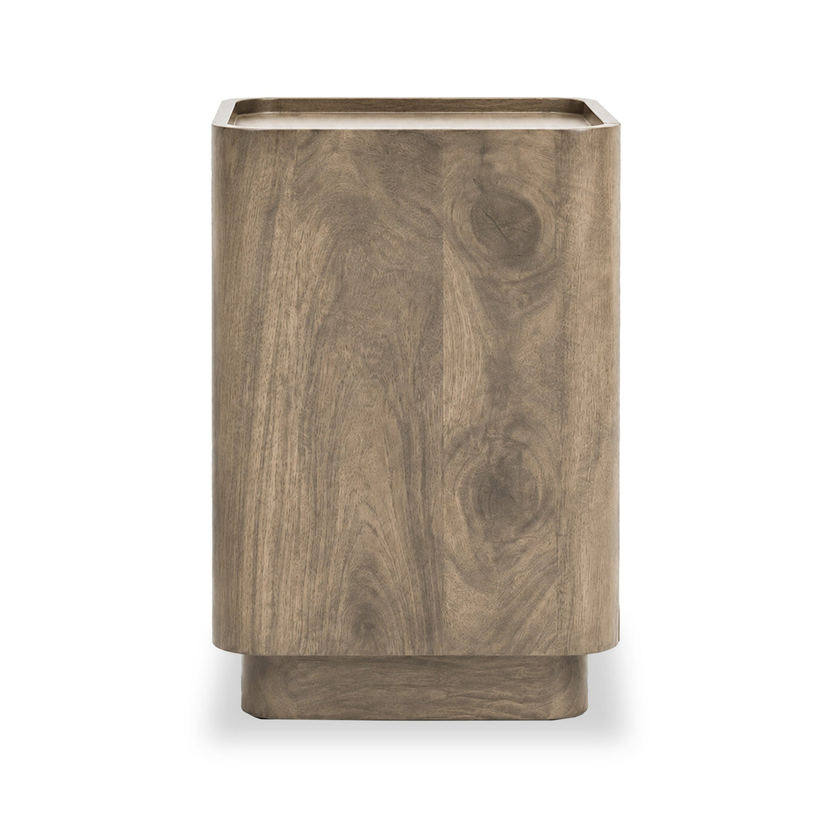 Soren Light Stain Mango Bedside Table