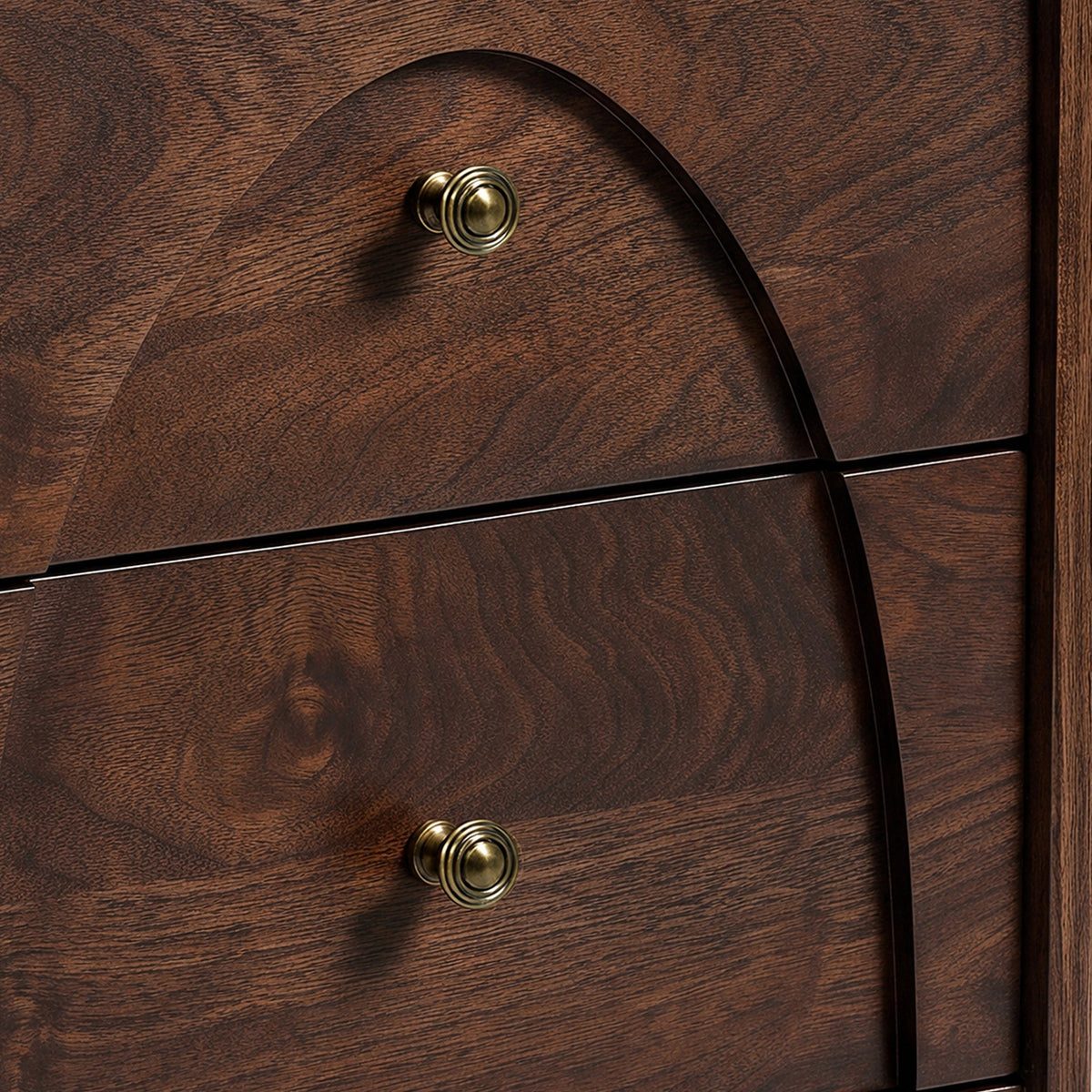 Como Dark Stain Mango Bedside Table