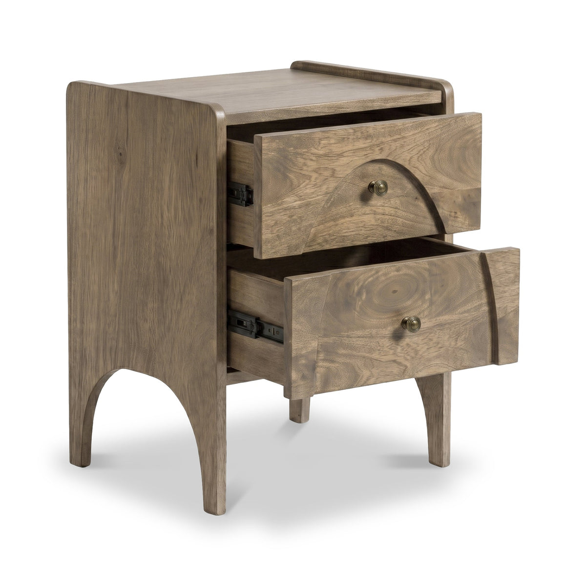 Como Light Stain Mango Bedside Table