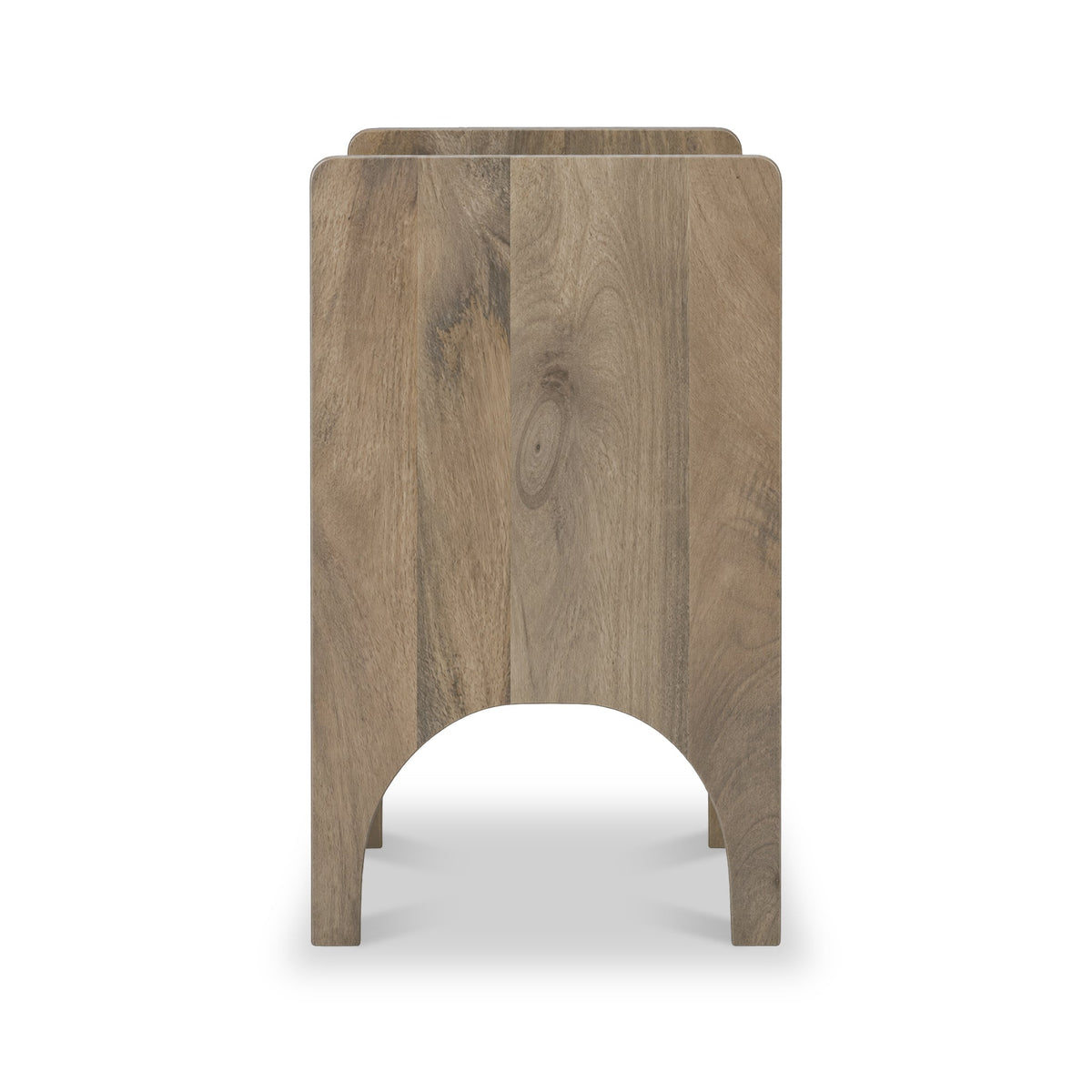 Como Light Stain Mango Bedside Table
