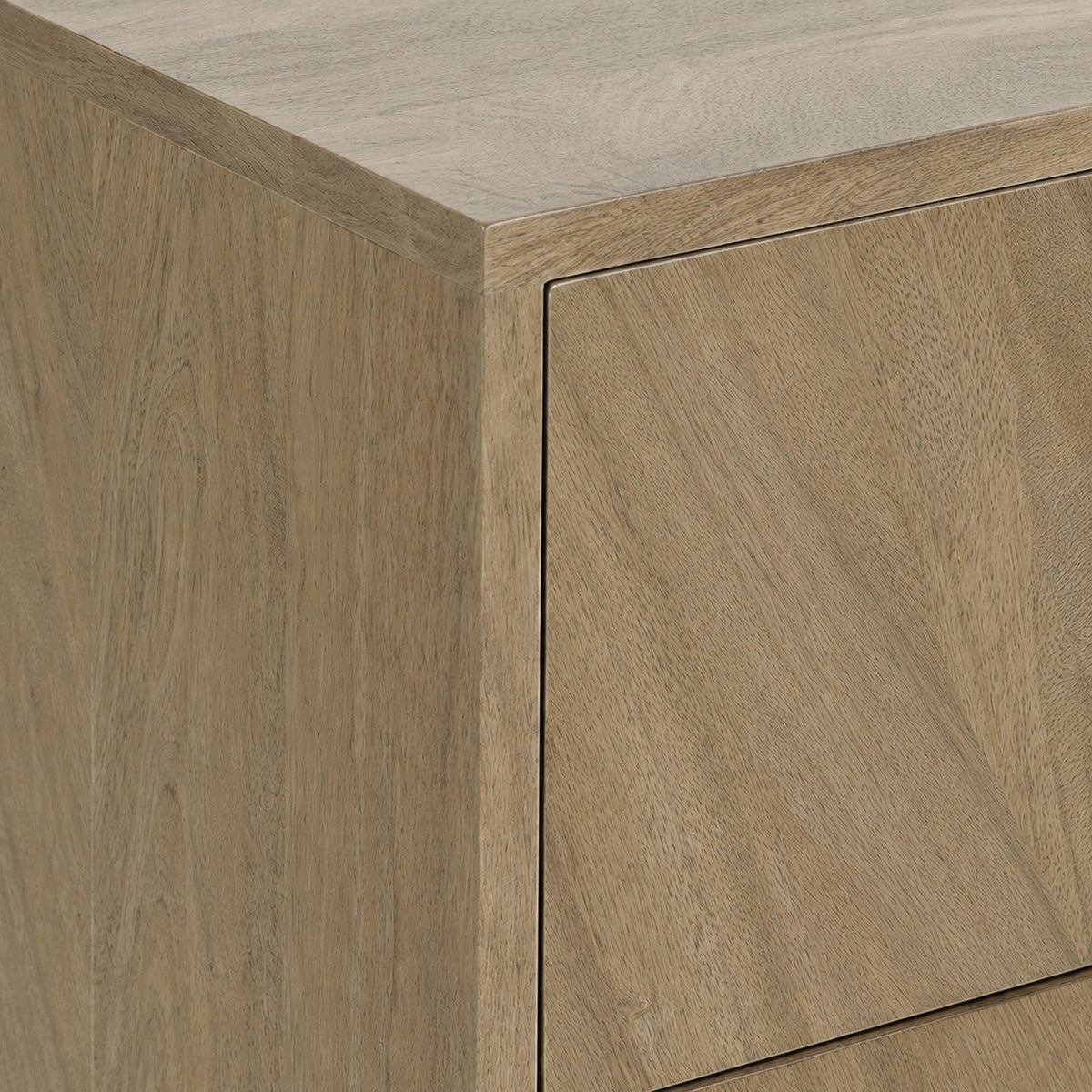 Orla Light Stain Mango Bedside Table