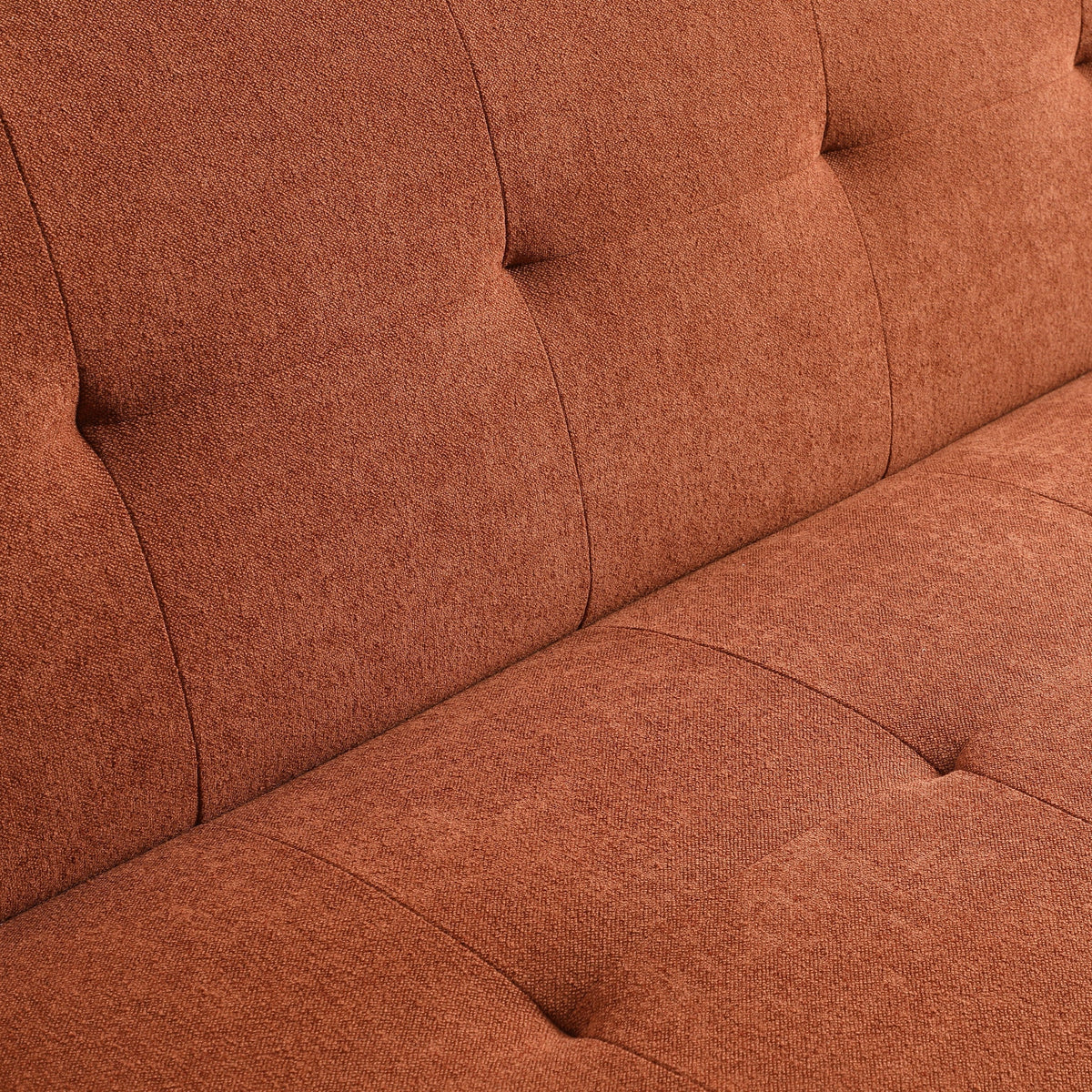 Frazier 3 Seater Button Back Sofa Bed