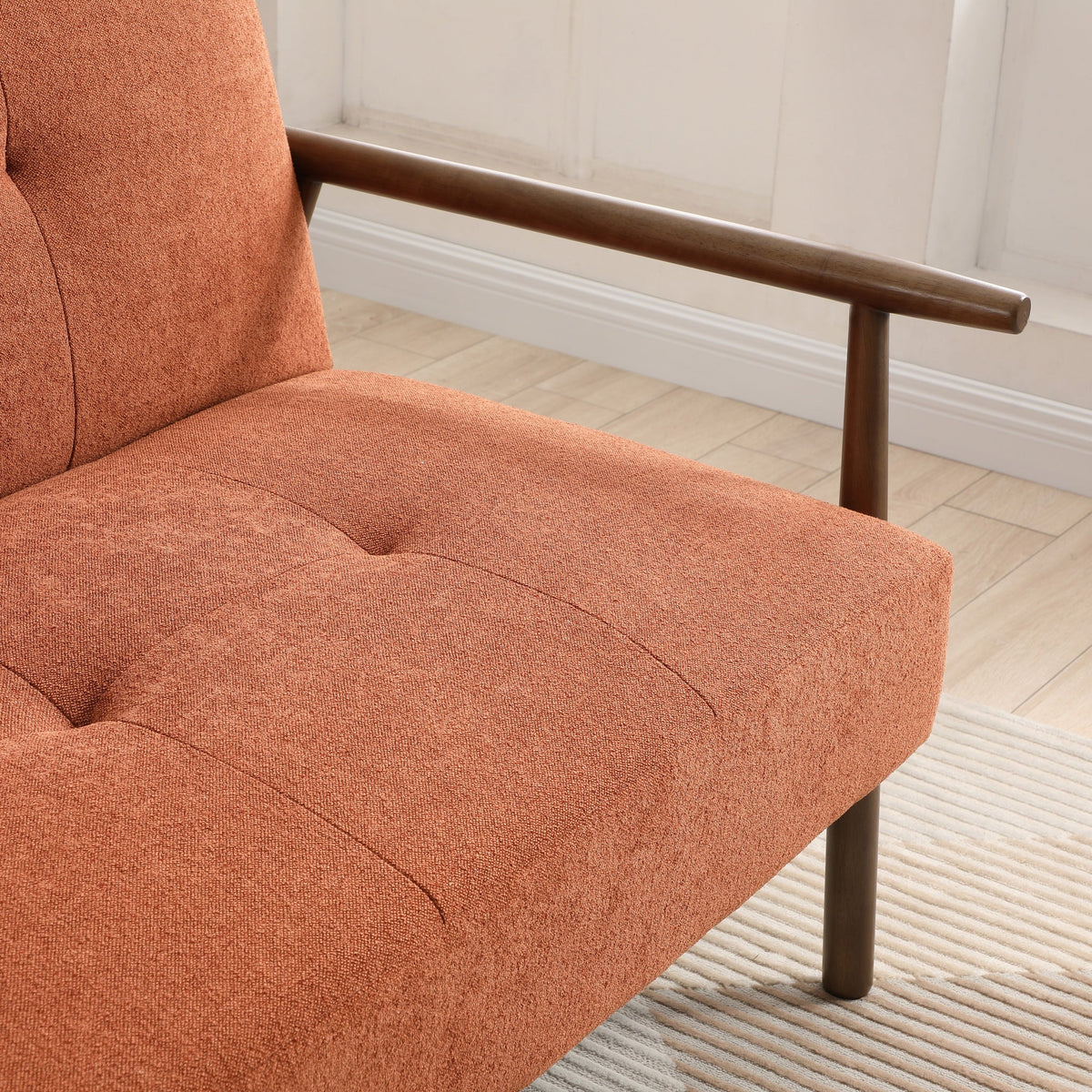 Frazier 3 Seater Button Back Sofa Bed