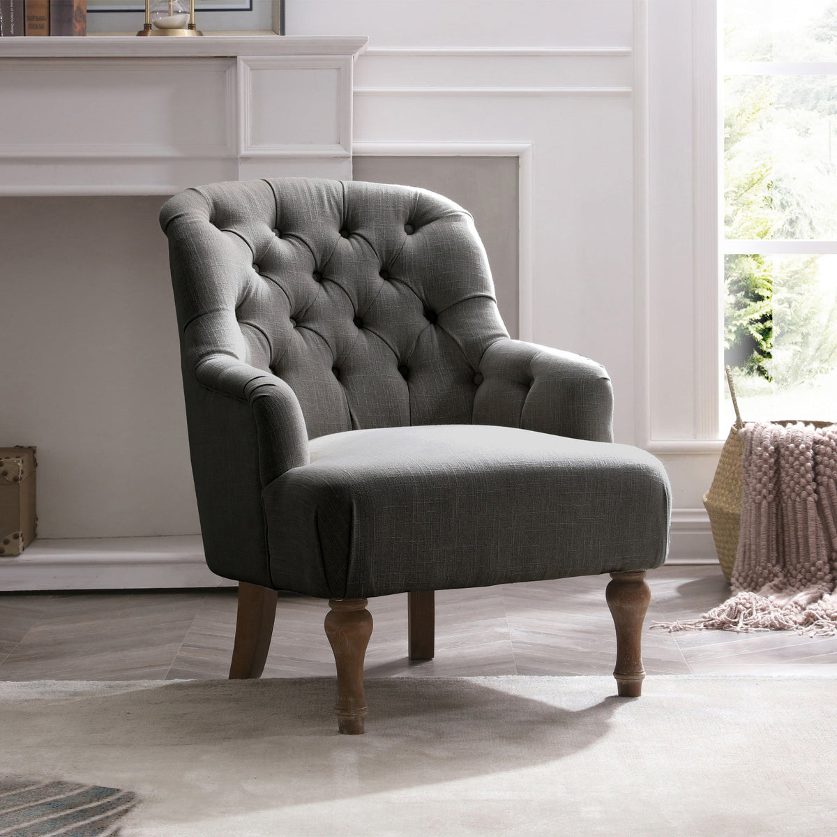 Bianca Linen Armchair