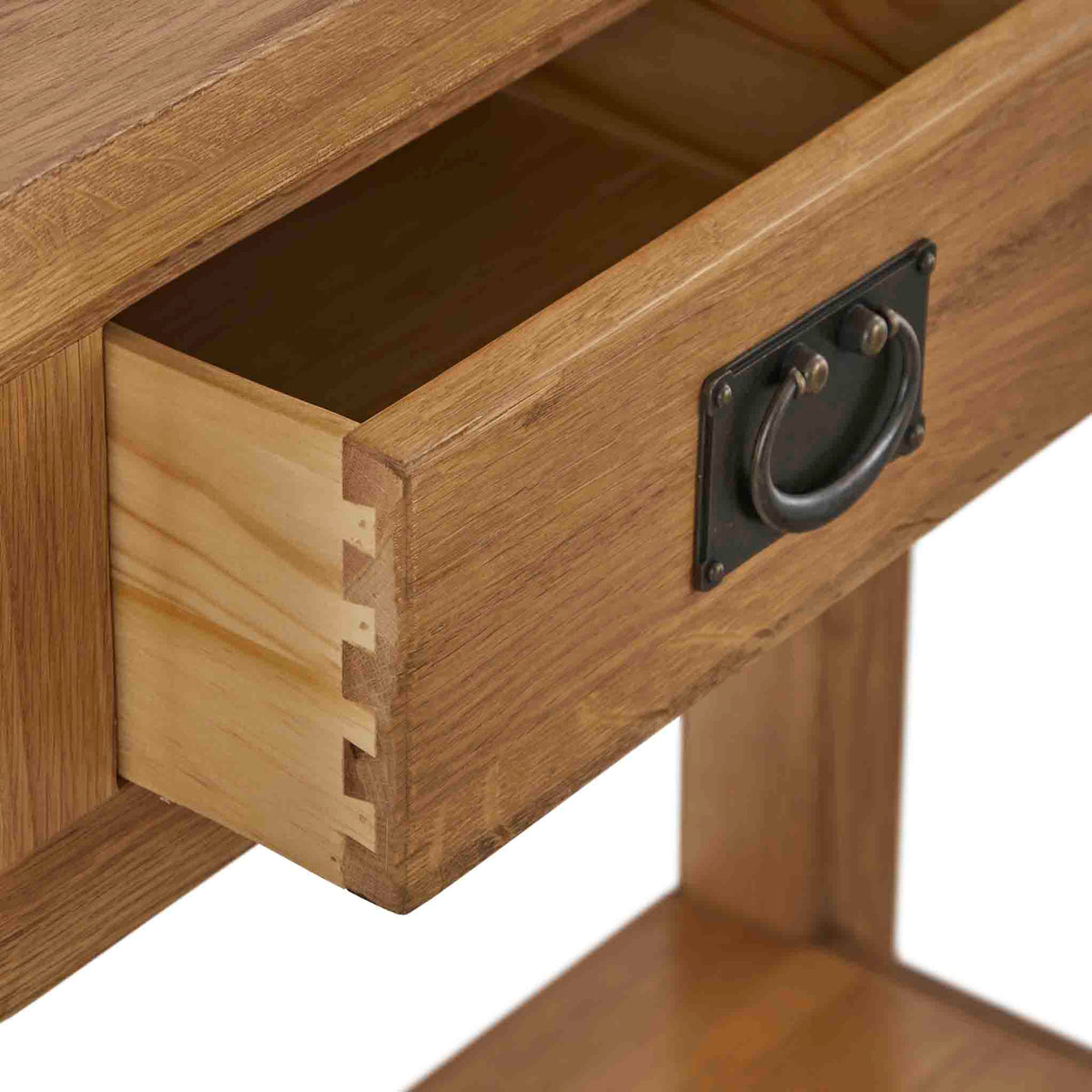 Zelah Oak Console Table