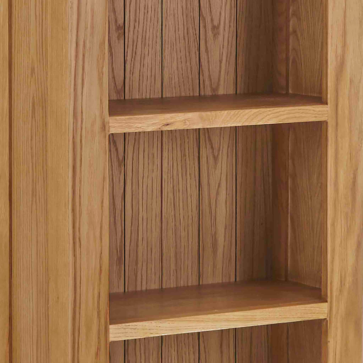 Zelah Oak Narrow Bookcase