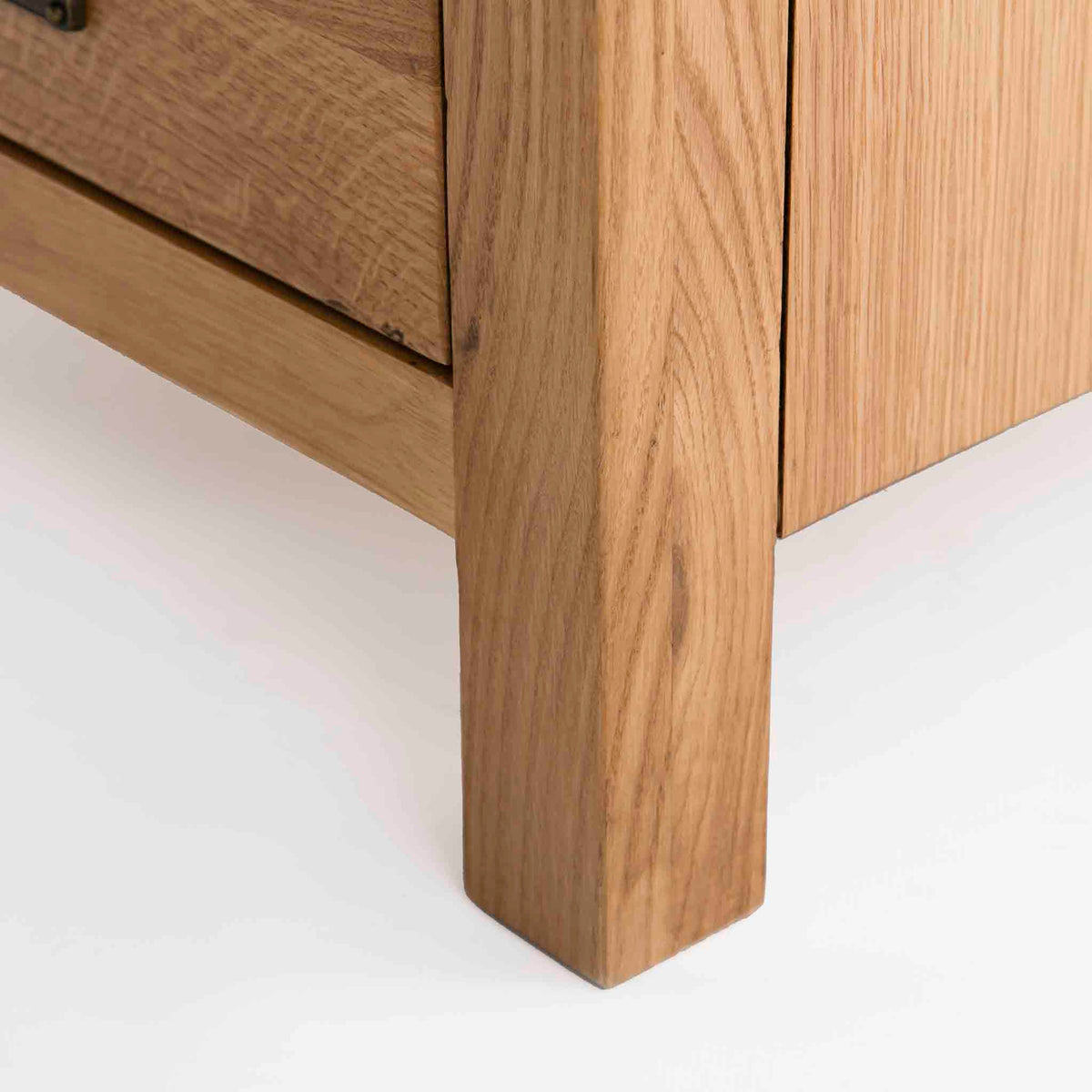 Surrey Oak Slim Bedside Table
