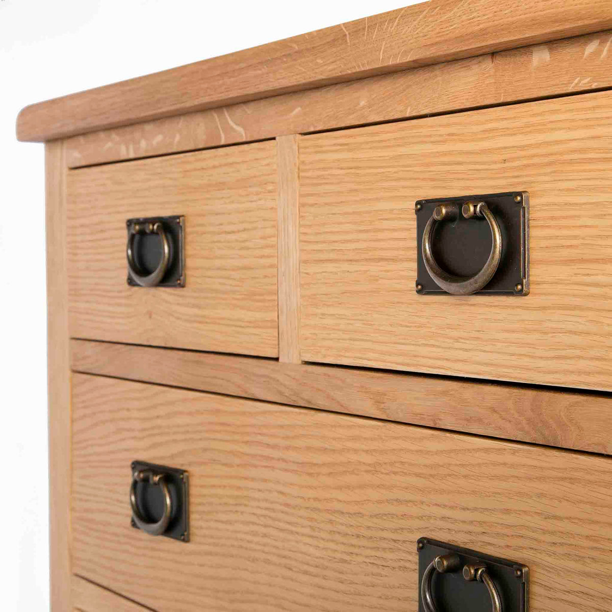 Surrey Oak XL 2 Over 3 Chest Of Drawers