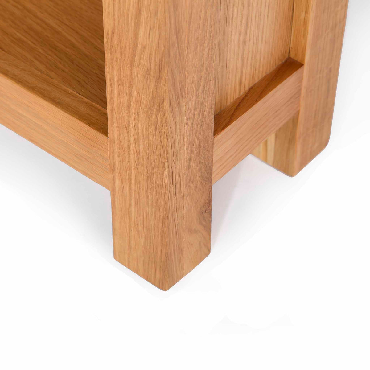 London Oak Slim Bookcase