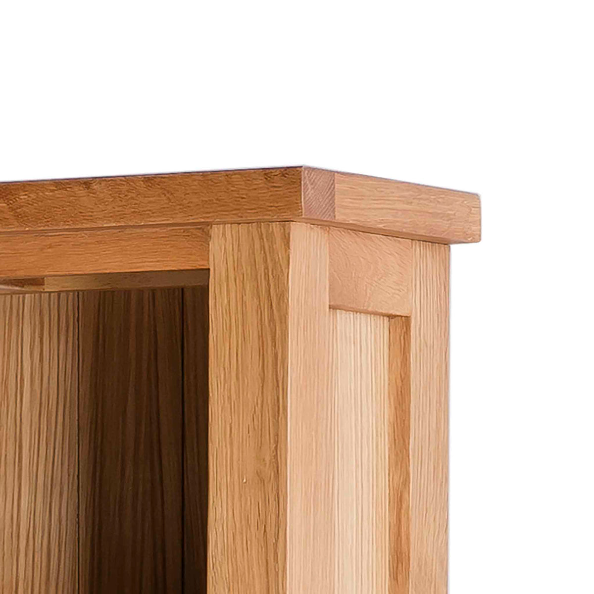 London Oak Slim Bookcase