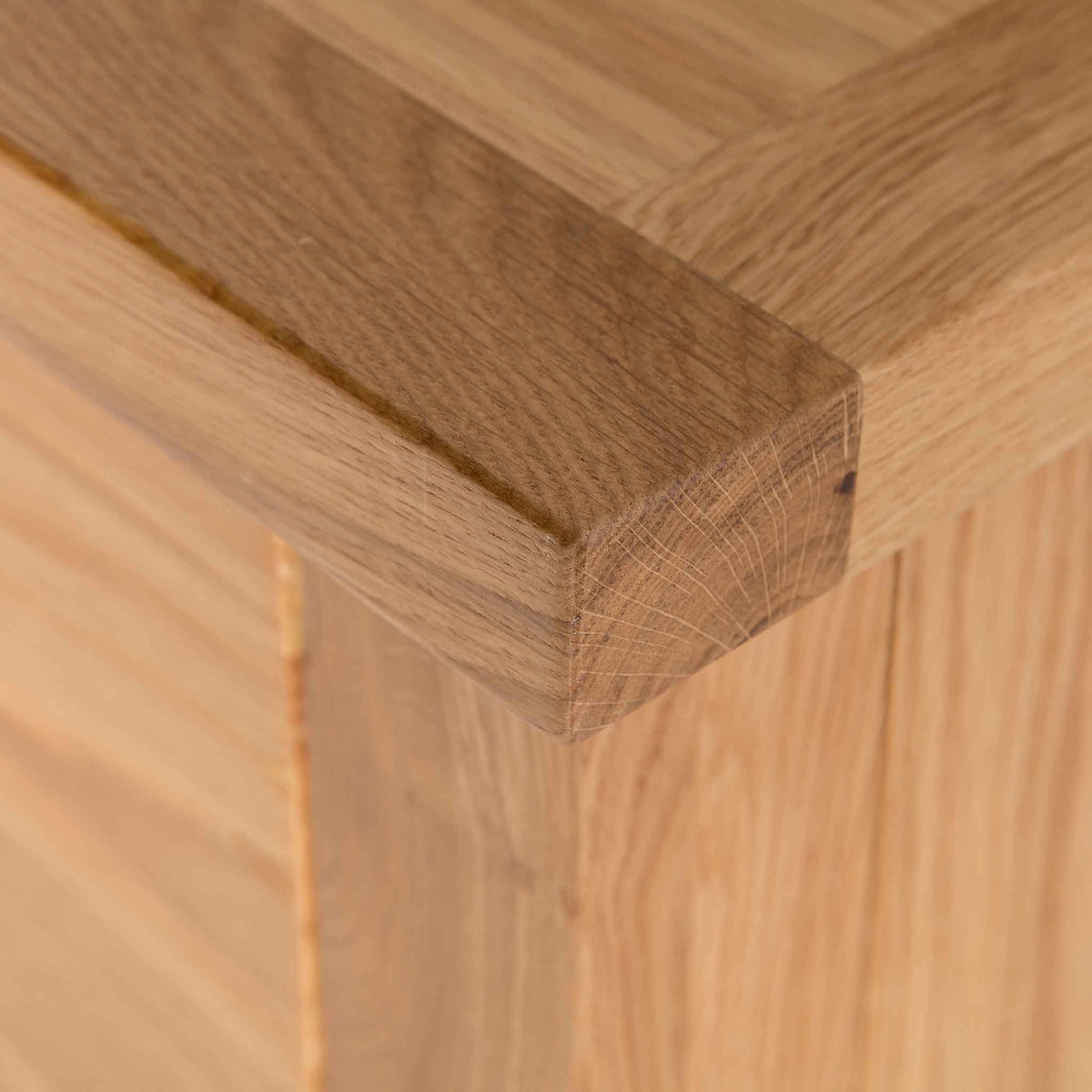 London Oak 5 Drawer Tallboy Chest
