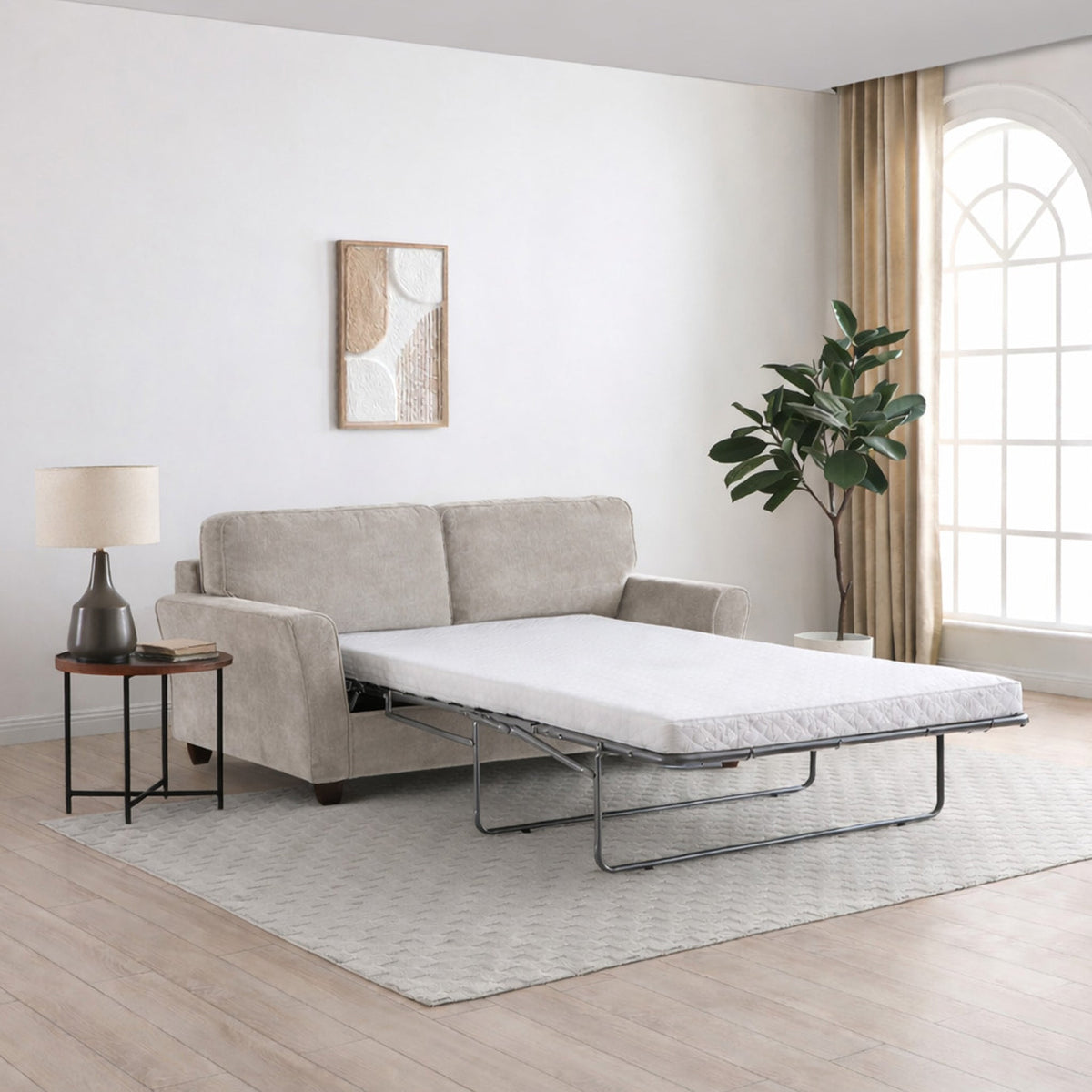 Westcott 2 Seater Sofa Bed With Foam Mattress