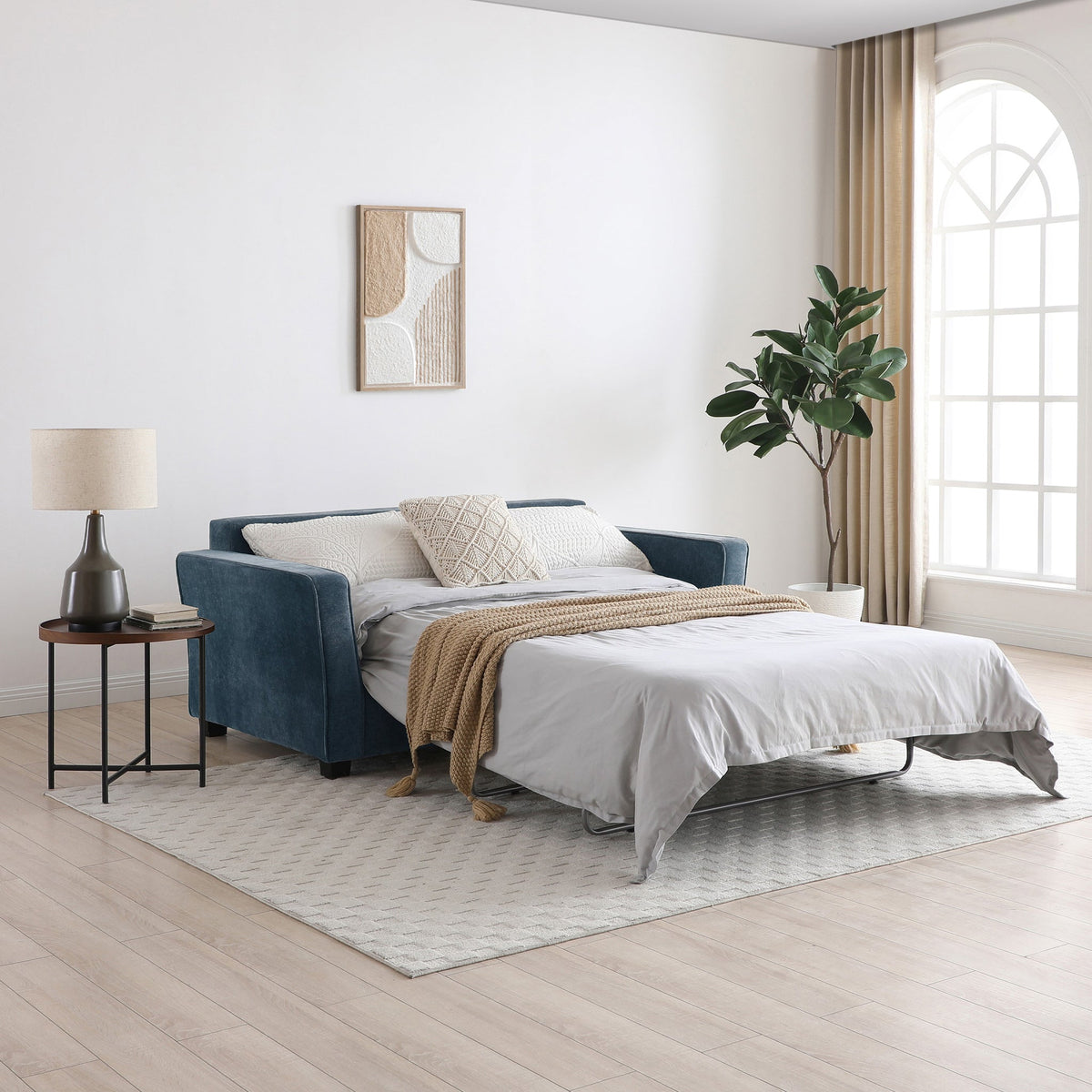 Westcott 2 Seater Sofa Bed With Foam Mattress