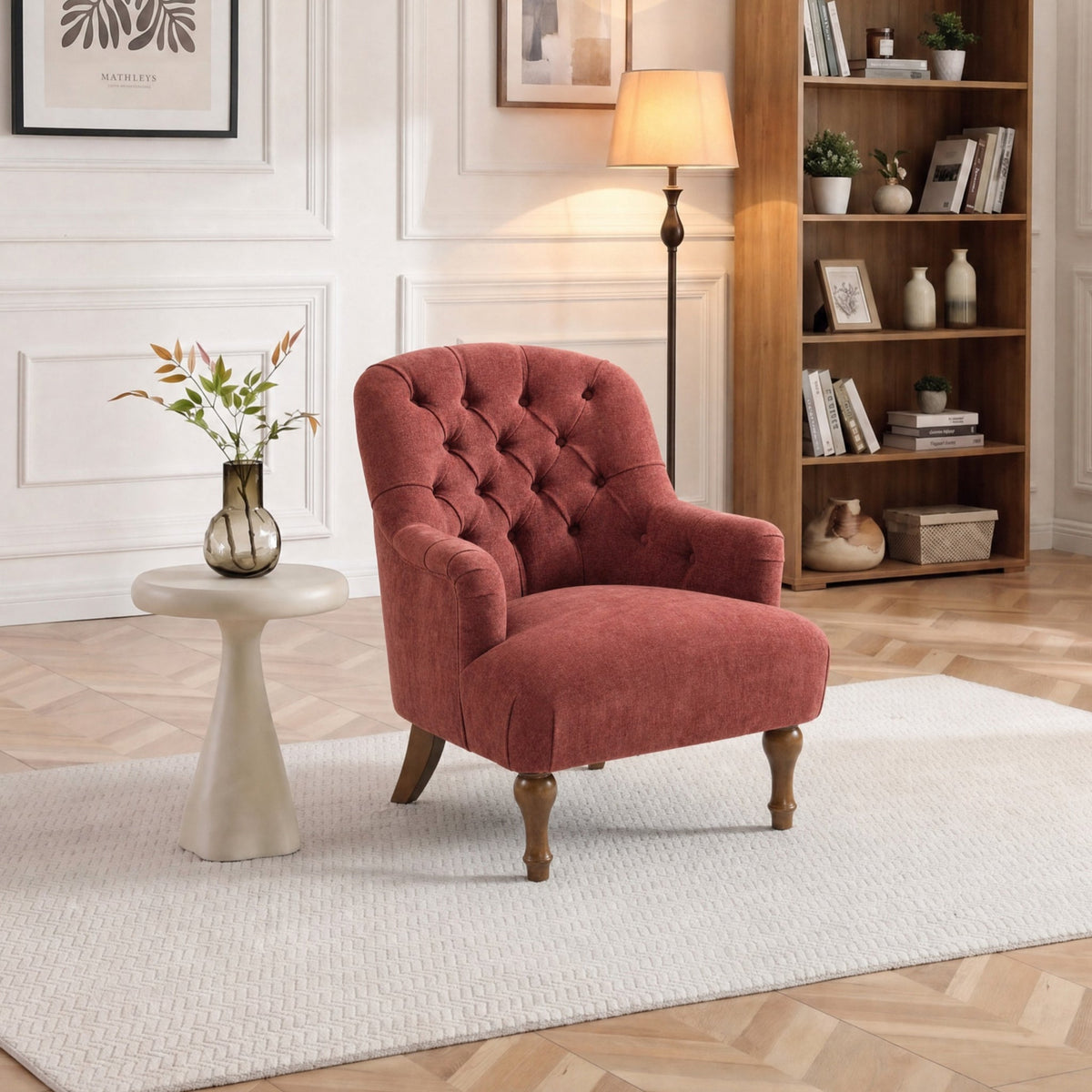 Bianca Chenille Armchair