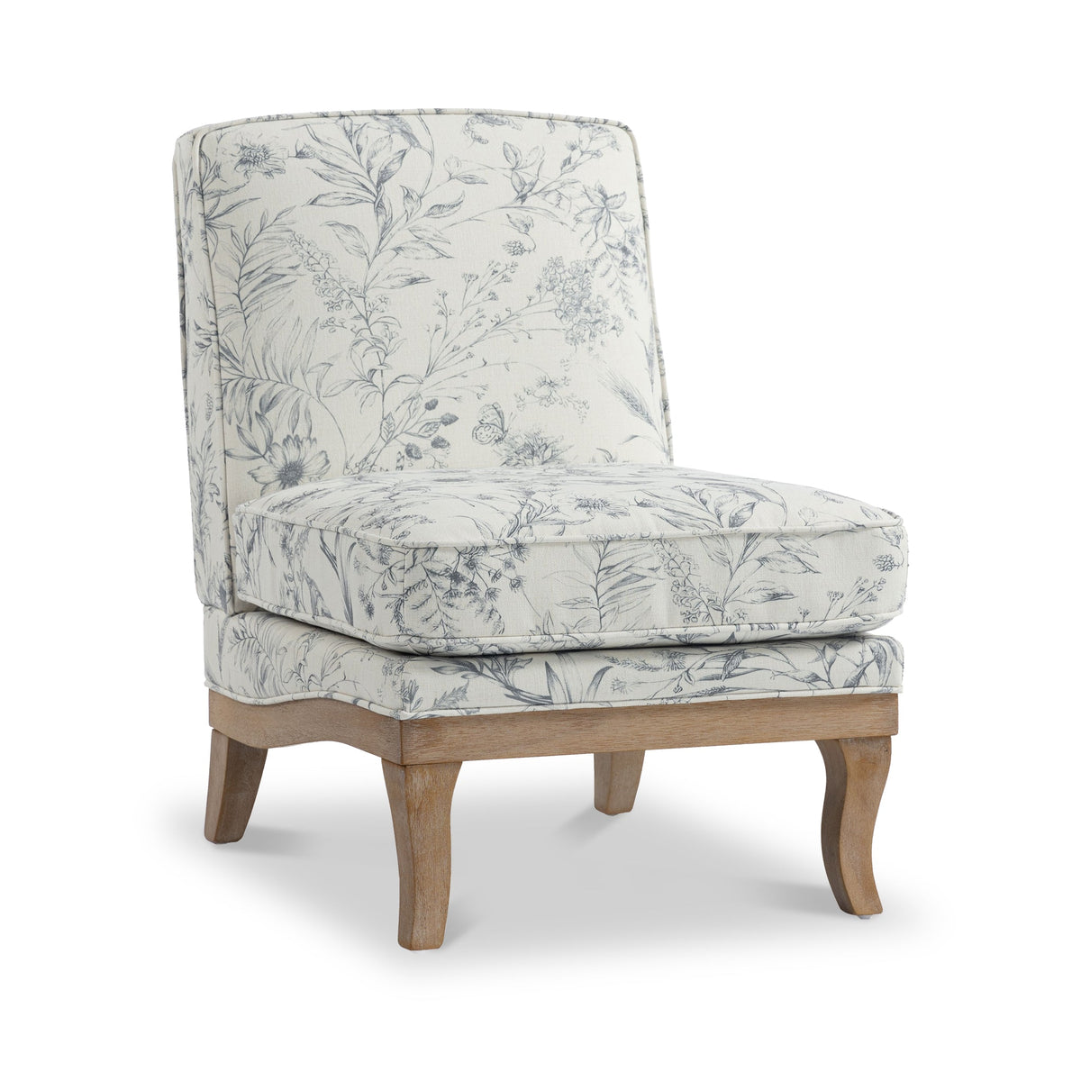 Sandringham Meadow Print Armless Accent Chair