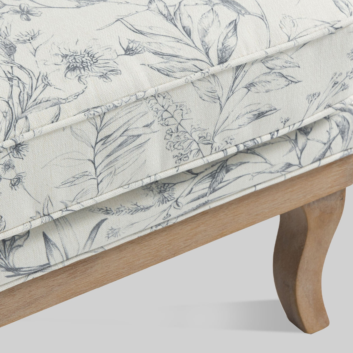 Sandringham Meadow Print Armless Accent Chair