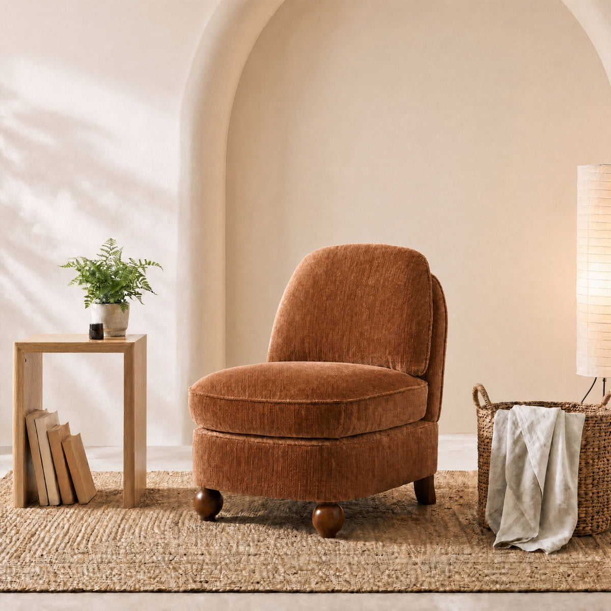 Airedale Chenille Accent Chair
