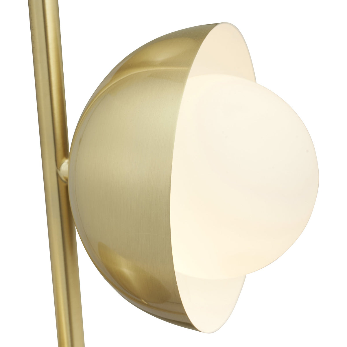 Estelle Brushed Dome Floor Lamp