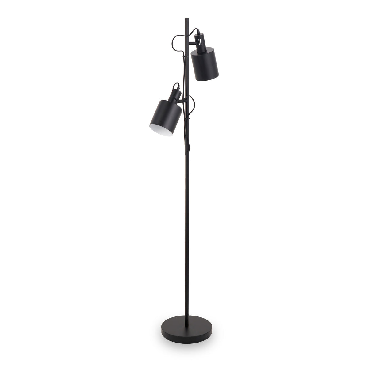 Aaron Black Metal Task Floor Lamp