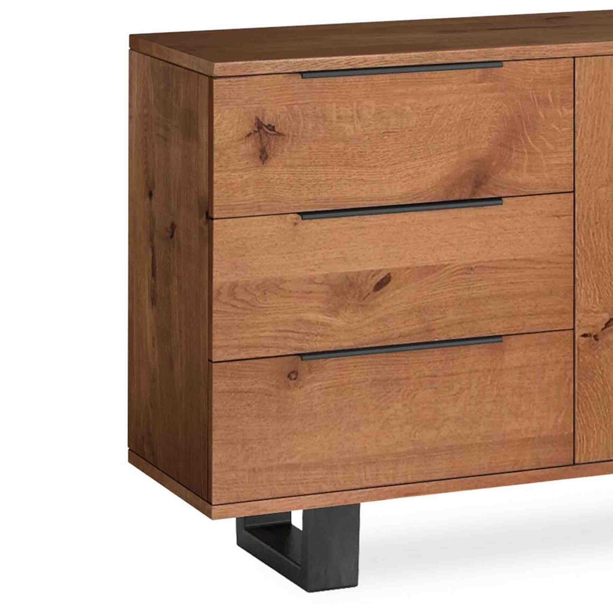 Oak Mill Waxed Small Sideboard