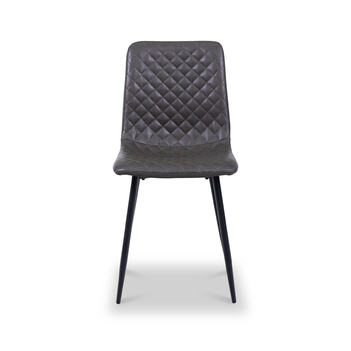 Brogan Faux Leather Quilted Back Dining Chair