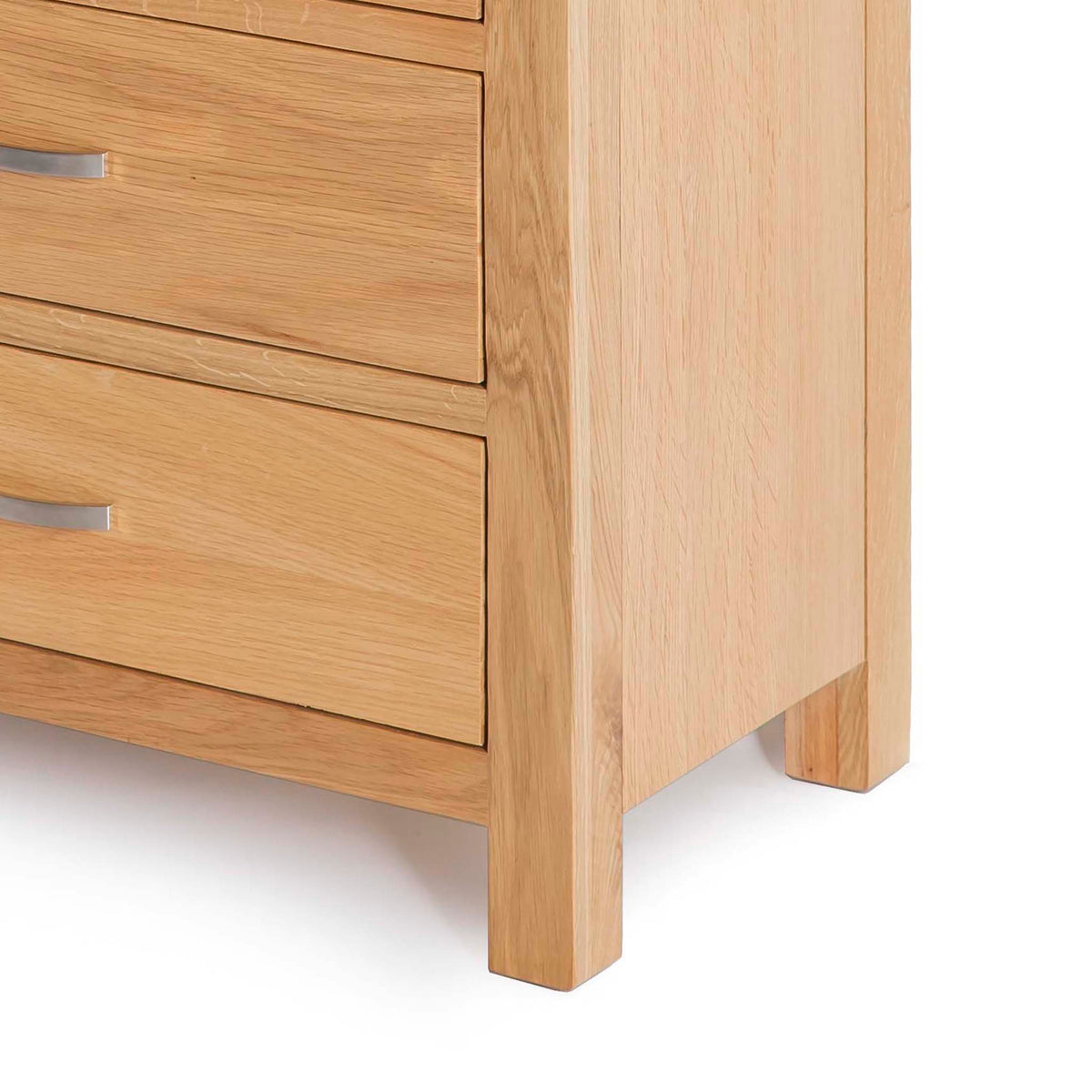 London Oak 5 Drawer Chest