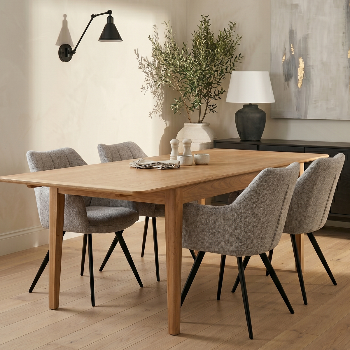 Alba Oak 150-200cm Extending Table