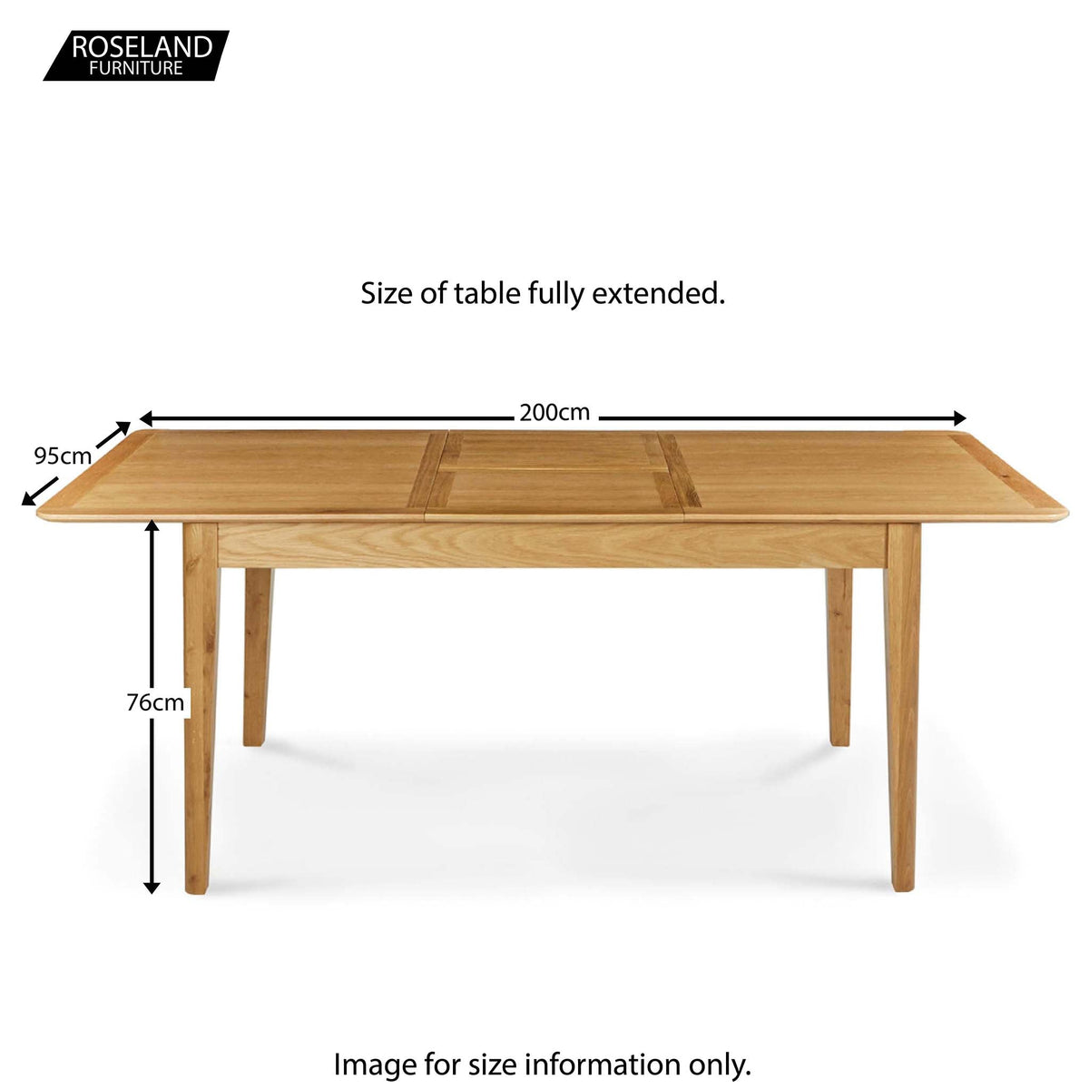 Alba Oak 150-200cm Extending Table