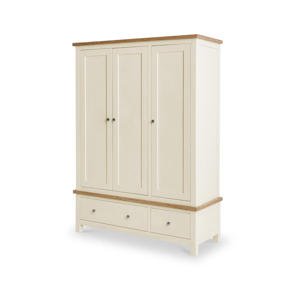 Farro Triple Wardrobe with Drawers