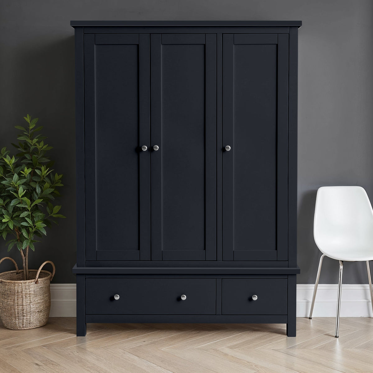 Cornish Triple Wardrobe