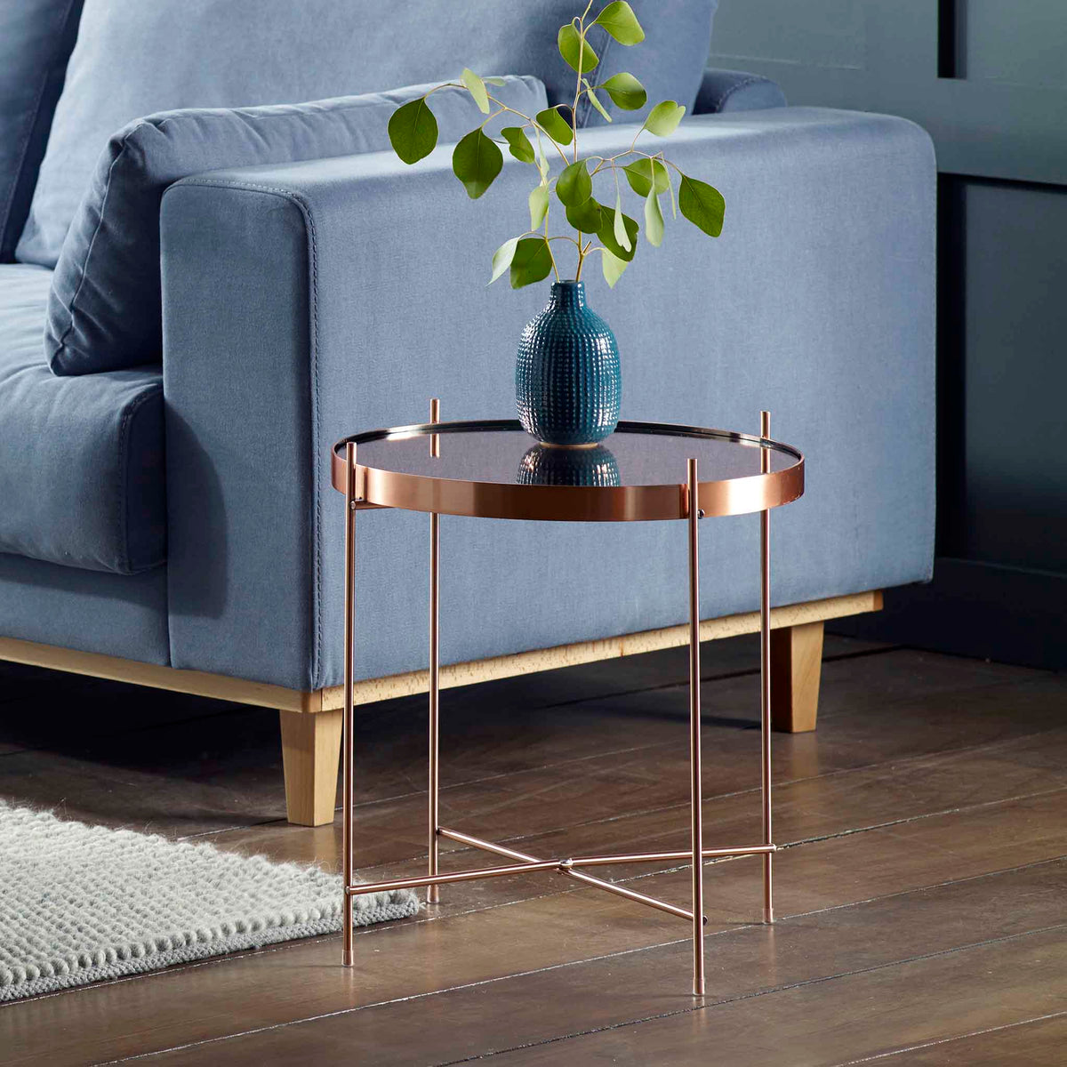 Arla Round Lamp Table