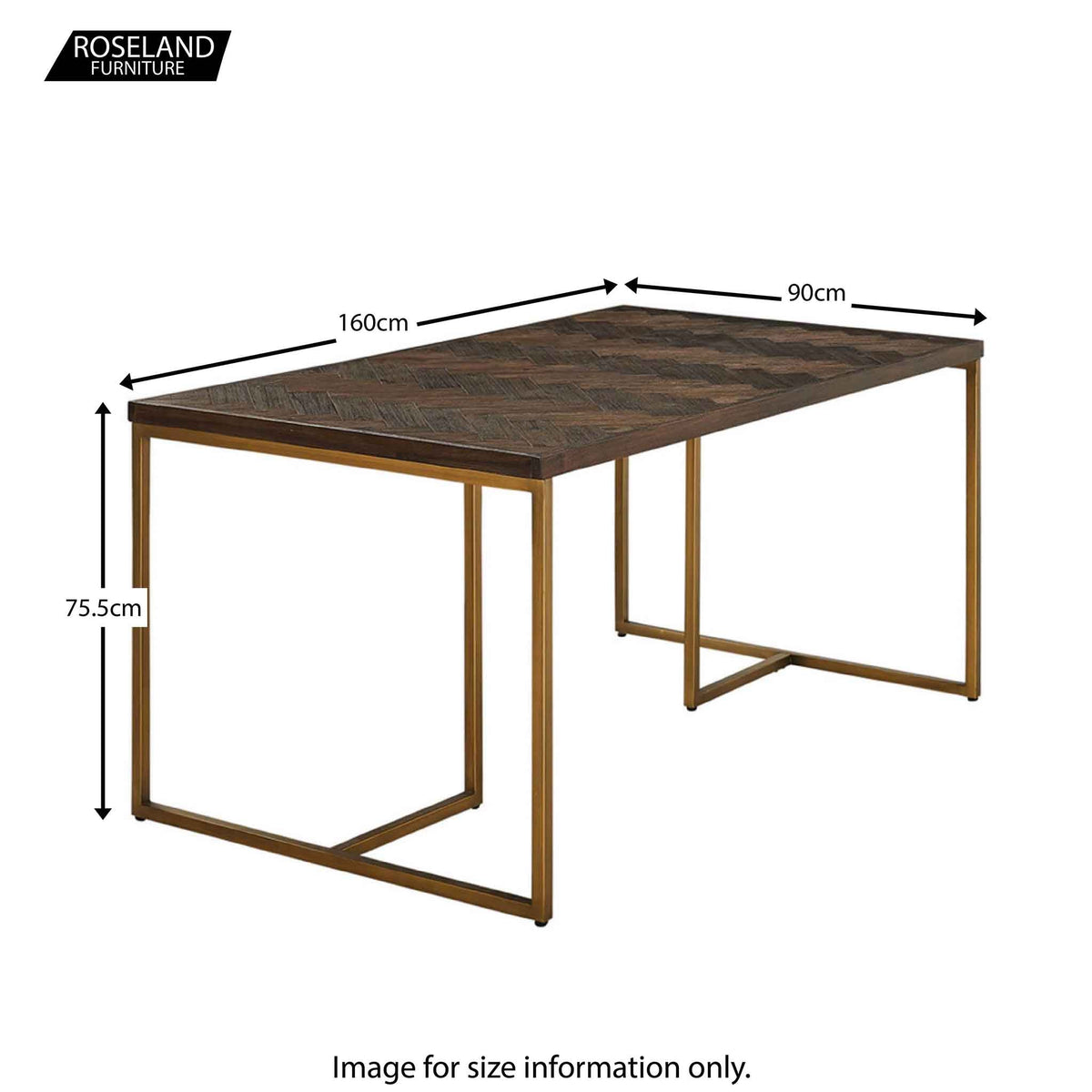 Houston Acacia 160cm Dining Table