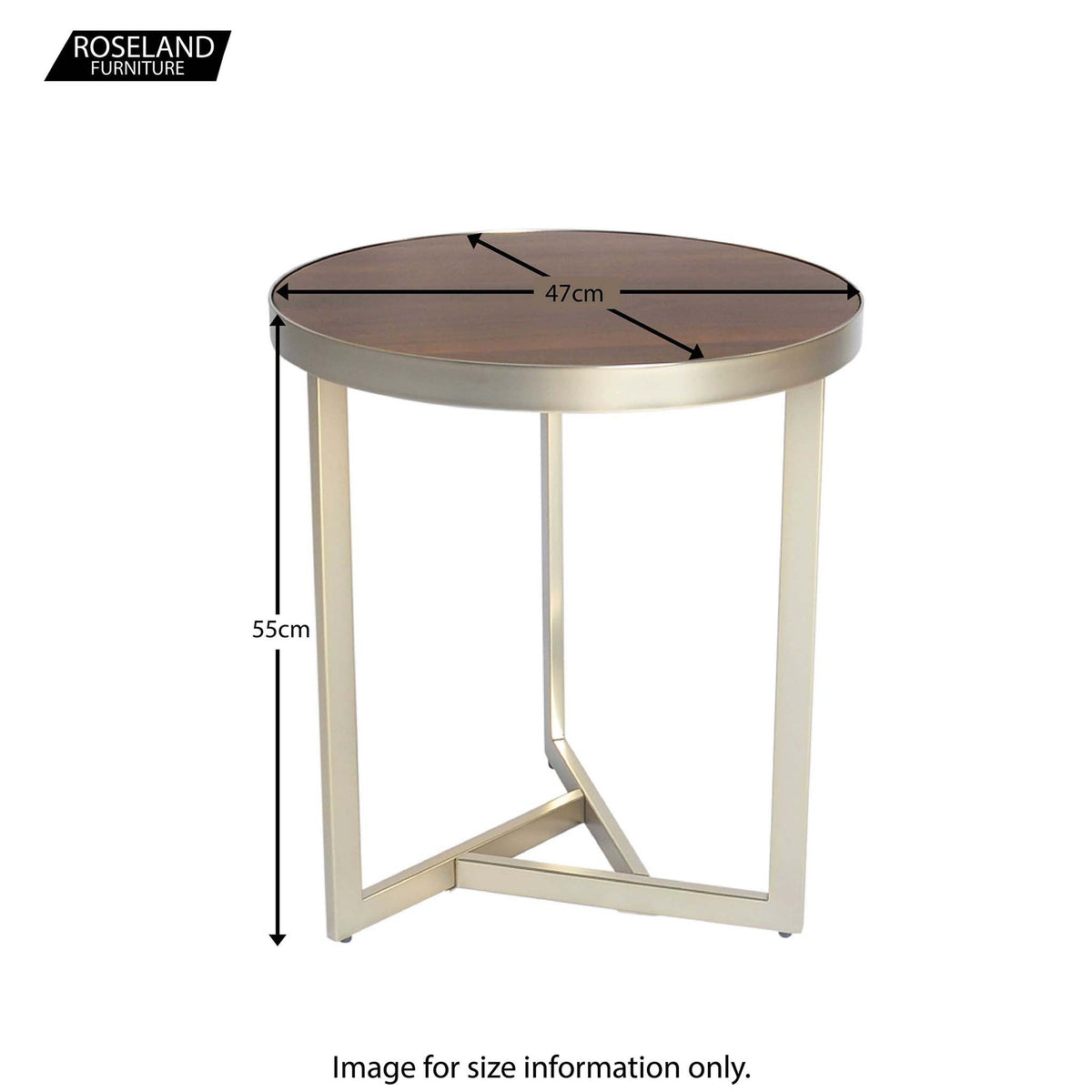 Alfreton Round Lamp Table