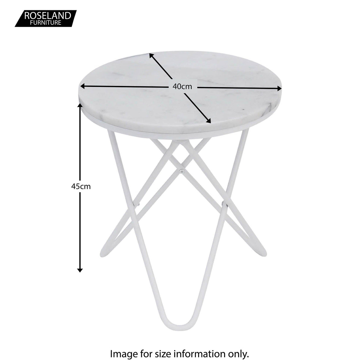 Nancy Marble Lamp Table