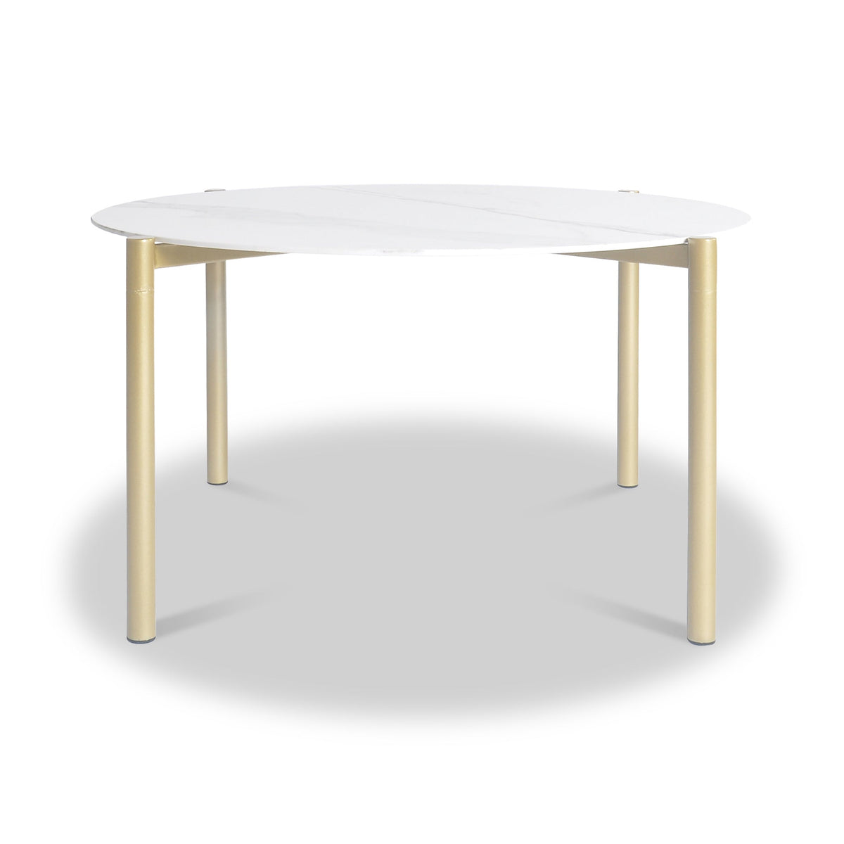 Dalston White & Gold Coffee Table